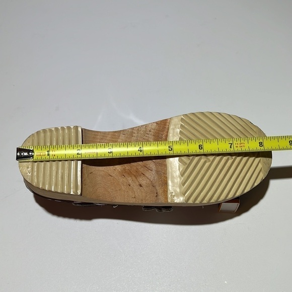 NEW Sandgrens Swedish Clogs Sz 34 Patent leather Flower - Picture 9 of 9